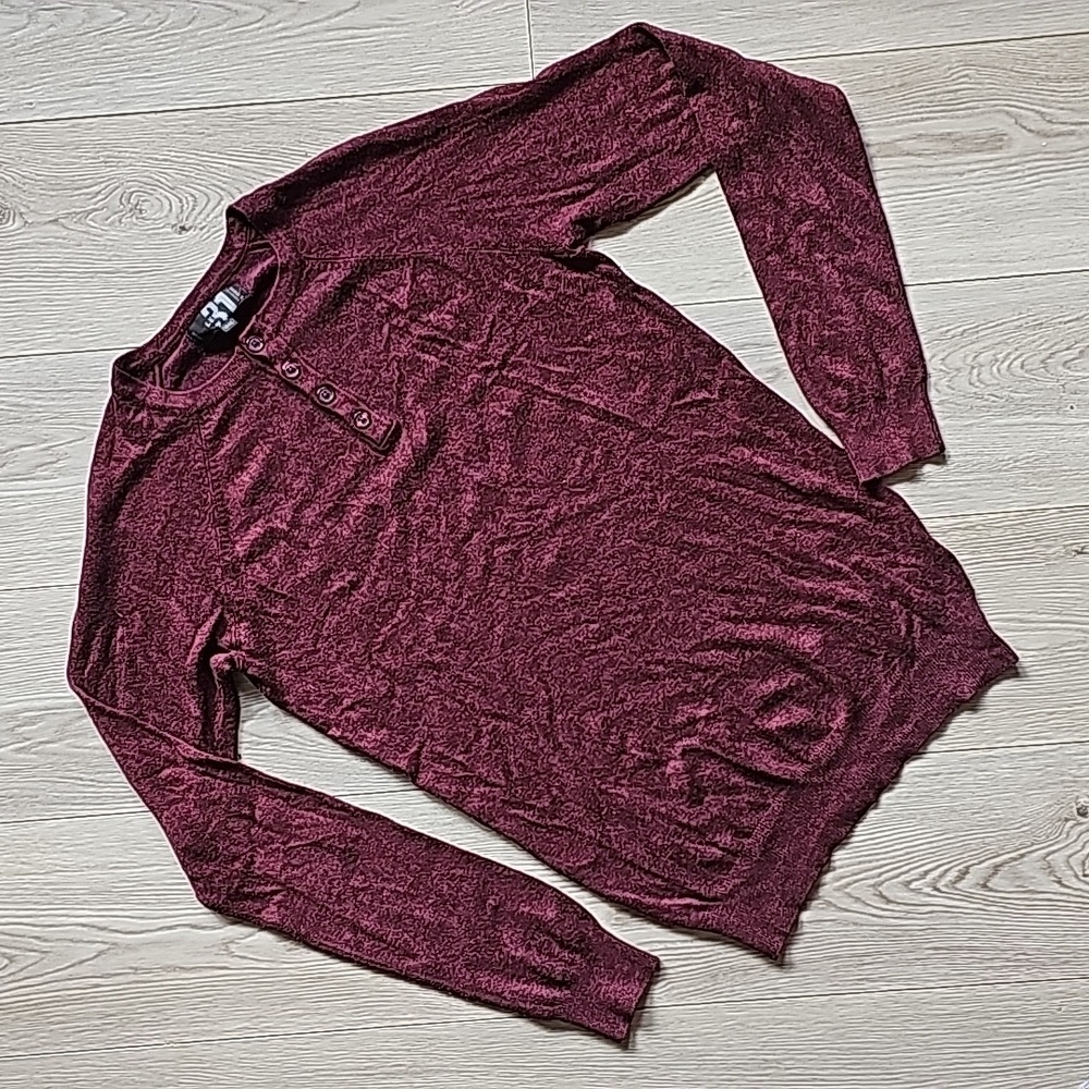 Simons Le 31 Bamboo Henley Sweater, XS